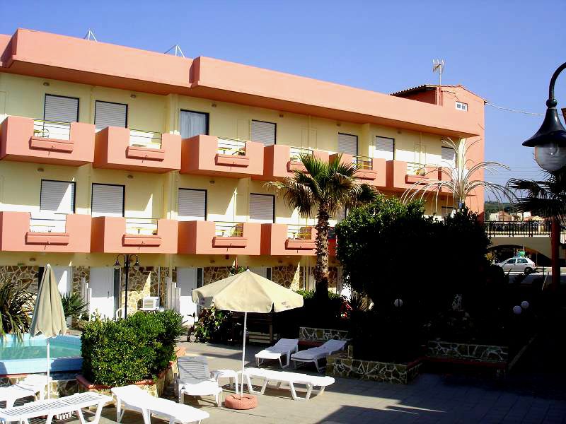 Hotel Haris On The Beach Агия-Марина Экстерьер фото